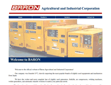 Tablet Screenshot of baronagriindustrialcorp.com